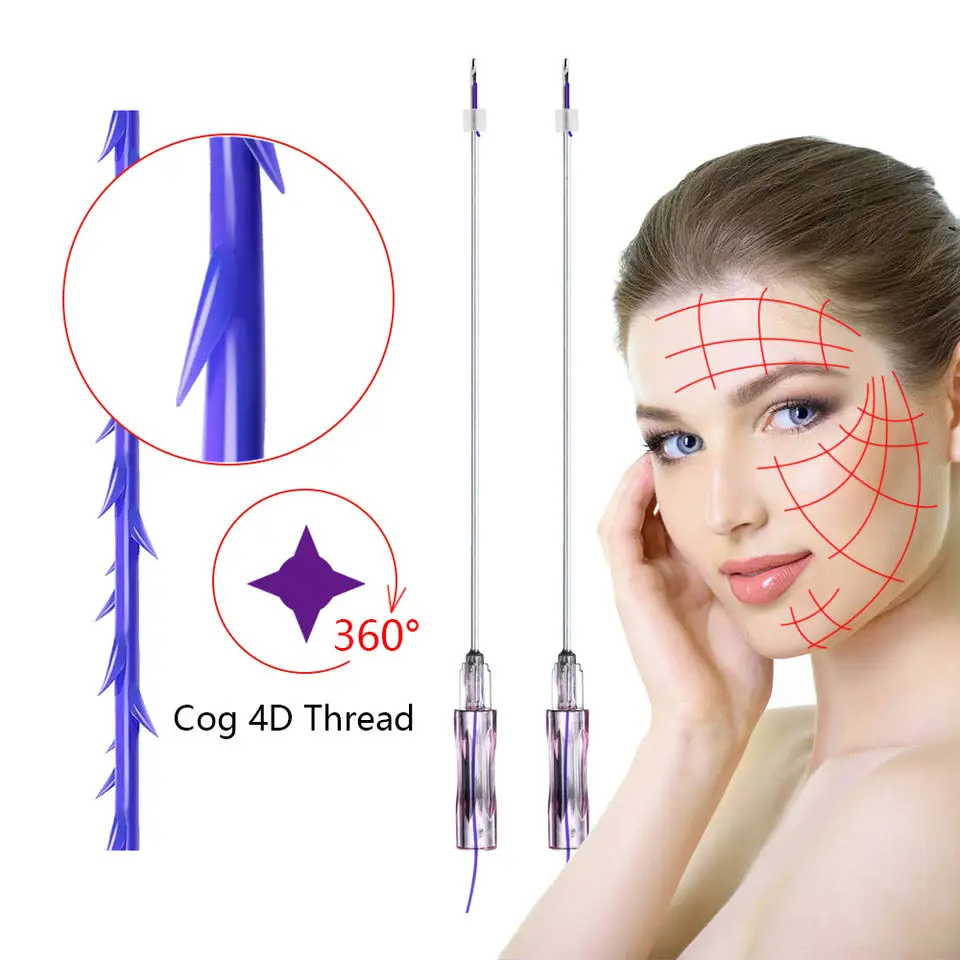 Ce Certified Anti Ageing Pdo Pcl Plla Hilos Tensores Korean V line Fox Eye Face Lifting Cog 3d 4d 6d Pdo Thread