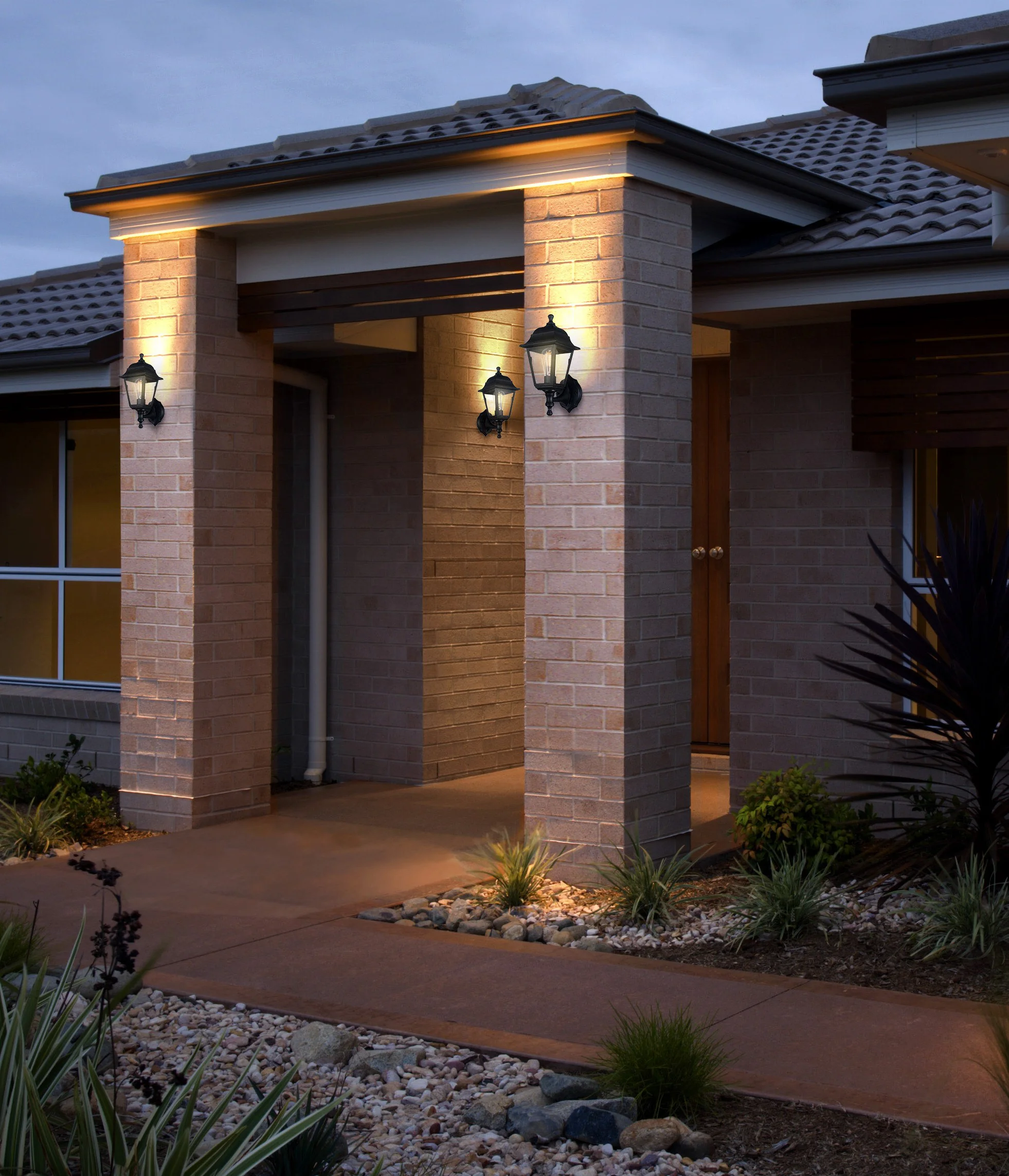 outdoor plastic wall led light IP44 garden wall lamp cheap and classical garden lantern post light wall lighting