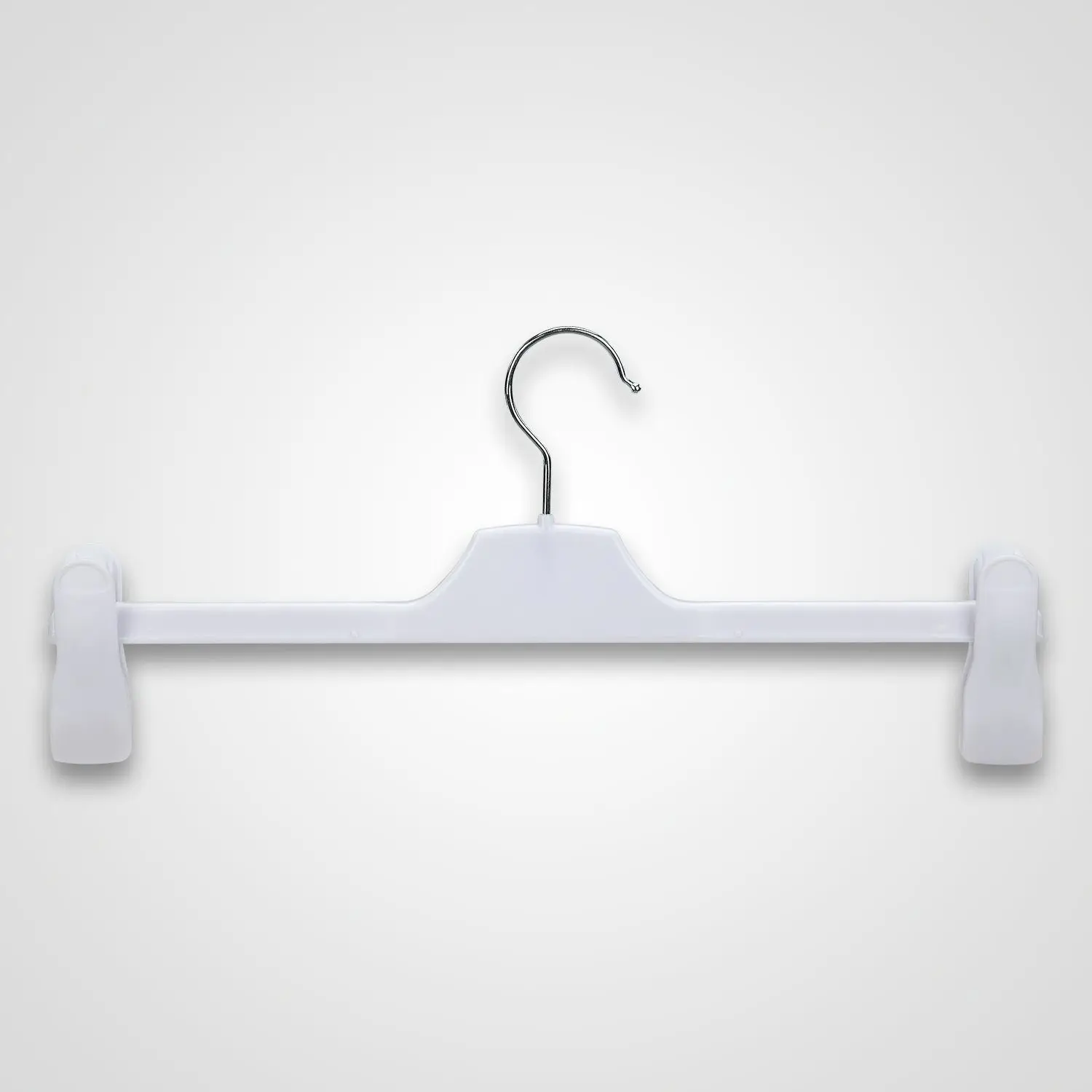 Direct Manufacturer Plastic Clothes Mens Pant Metal Hook Hanger With Clips Hy-3112