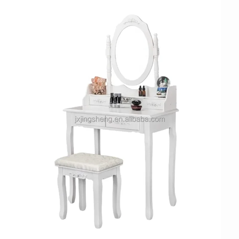 White Mirror Dressing Table Classic