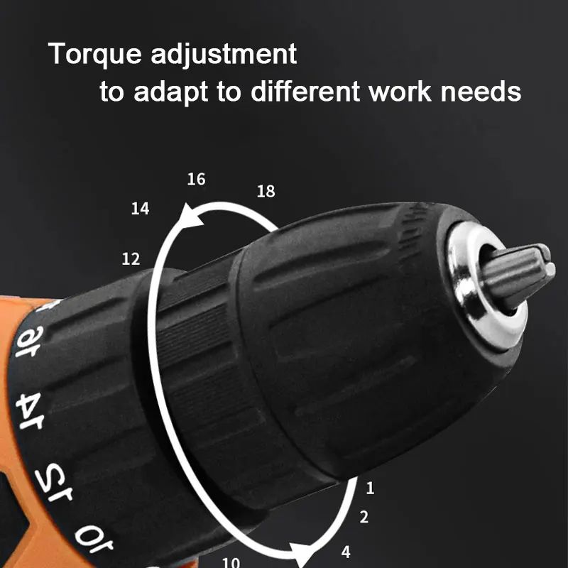 Solude 96PCS Cordless Tools Set Combo 12v Professional Box Rechargeable Heavy Duty Full Set Household Tool Box