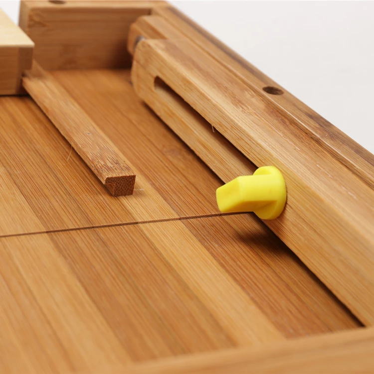 Wholesale custom multifunctional height adjustable folding laptop desk bamboo table with cup holder