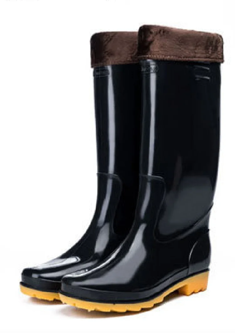 
Factory Direct Pvc Rubber Sole Labor Protection Waterproof Men Rain Boots Shoes 