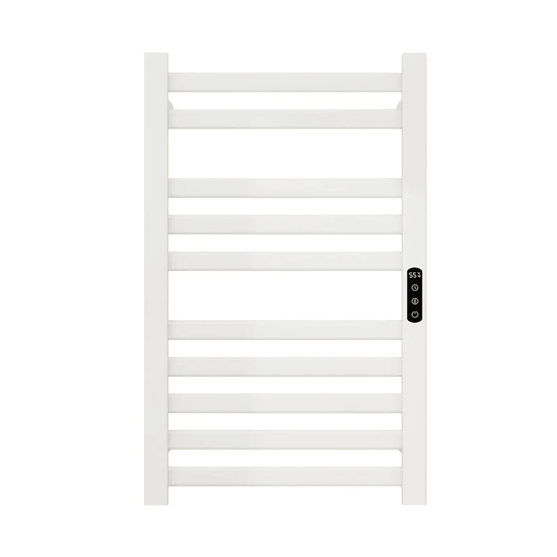 Bath Dryer Heated Towel Rail Bathroom Accessories Electric Smart Towel Warmer Rack With Timer Wall Mounted