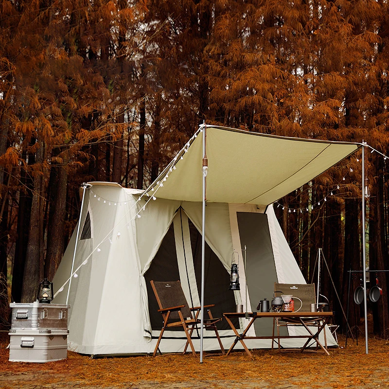 Waterproof 3500mm Large Family 4-5 Persons Linkable Canopy Big Camping Outdoor Equipment Tents