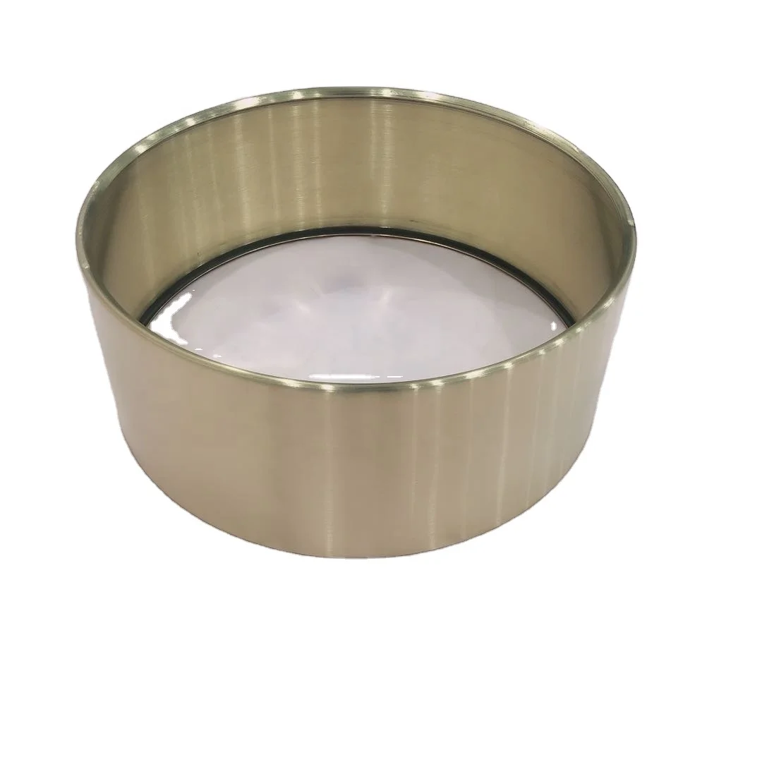 metal sheet fabrication custom made 6.5inch high unfinished brass snare drum body/ chamber/ shells