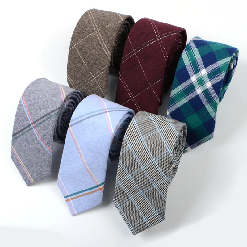 
Hamocigia Модный Изготовленный На Заказ тканый 100% хлопок Тонкий геометрический Повседневный Бизнес частный ярлык тонкий галстук 