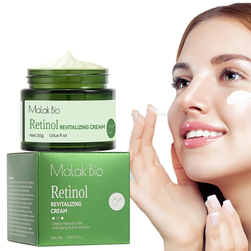 Private label anti-aging retinol moisturizing cream anti-wrinkle lotion collagen cream hyaluronic acid cream