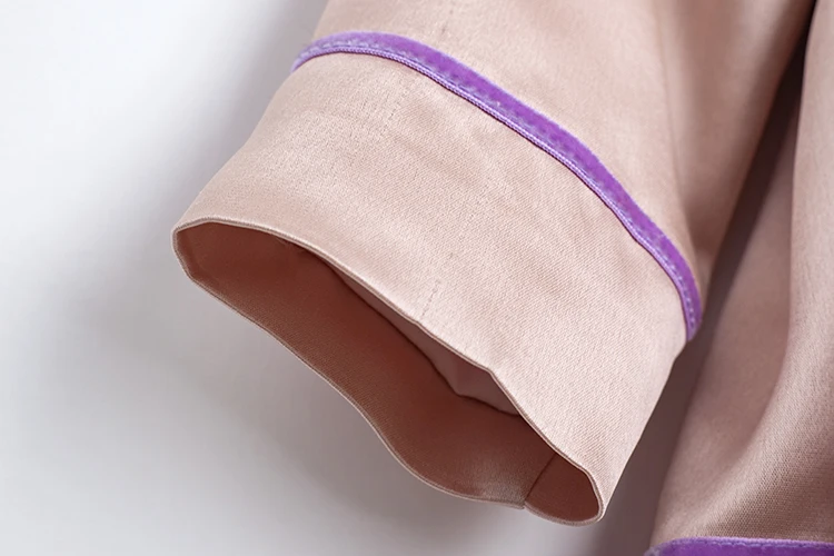 
New Design Chinese Hanfu Traditional Vintage Retro Style Newborn Baby Girl Pink Silk Veil Skirt with Yarn Hem and Poppers Bottom 