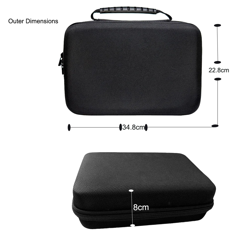 New DIY Sponge Grid Digital Storage Bag Mobile Hard Disk Sorting Bag Power Mouse Camera EVA Hard Case Customization