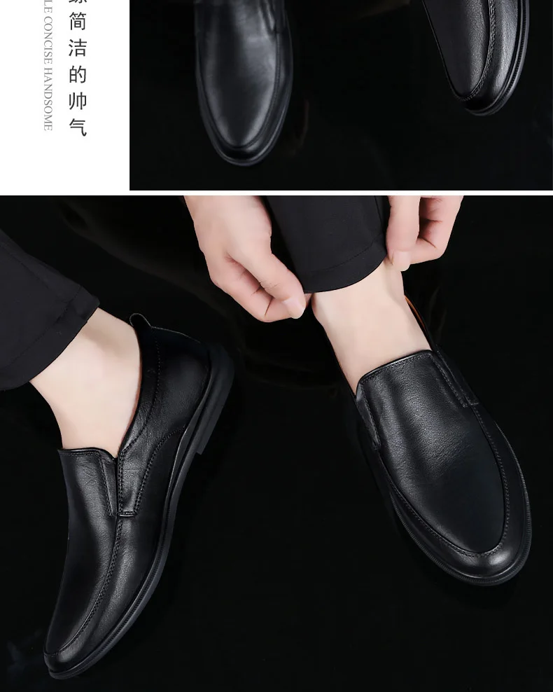 healthy business casual shoes for men in real napa cowhide leather