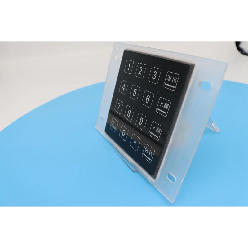 Touch capacitive long life waterproof and dustproof induction keyboard