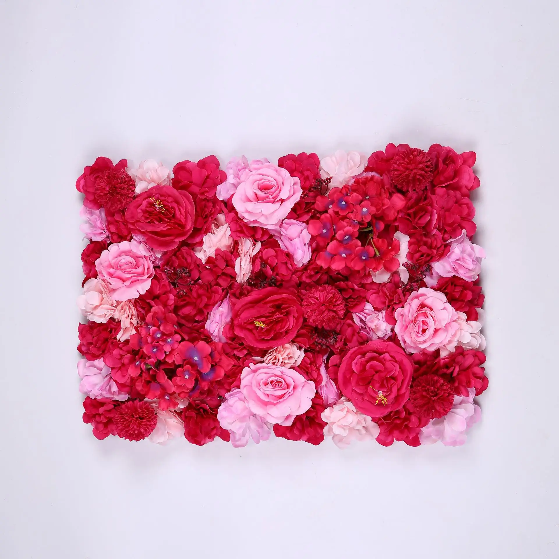 3D Flowers Wall Wedding Decor Backdrop Artificial Fake Flower Wall