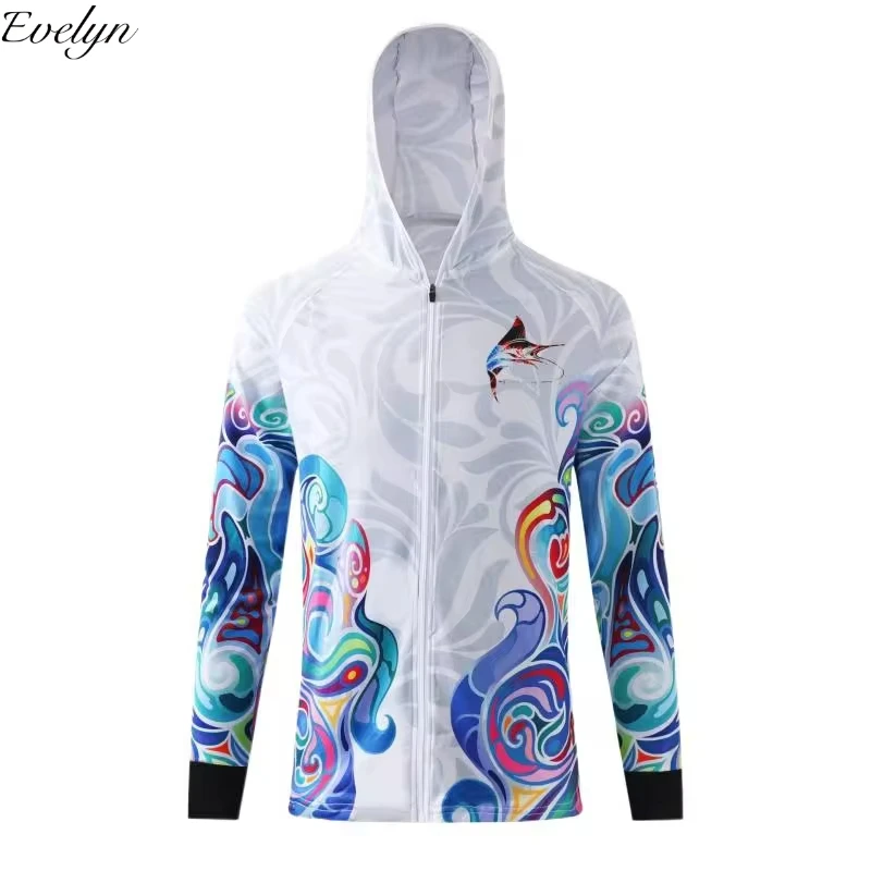 EVELYN OEM ODM Hot Sale Sun Protection Shirt Summer Sun Protection Fishing Suits Quick-Drying Fishing Suits Team