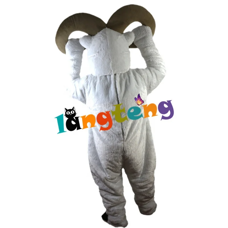747 Characteristic Furry Mascot Party Christmas White Goat Antelope Mascot Costumes