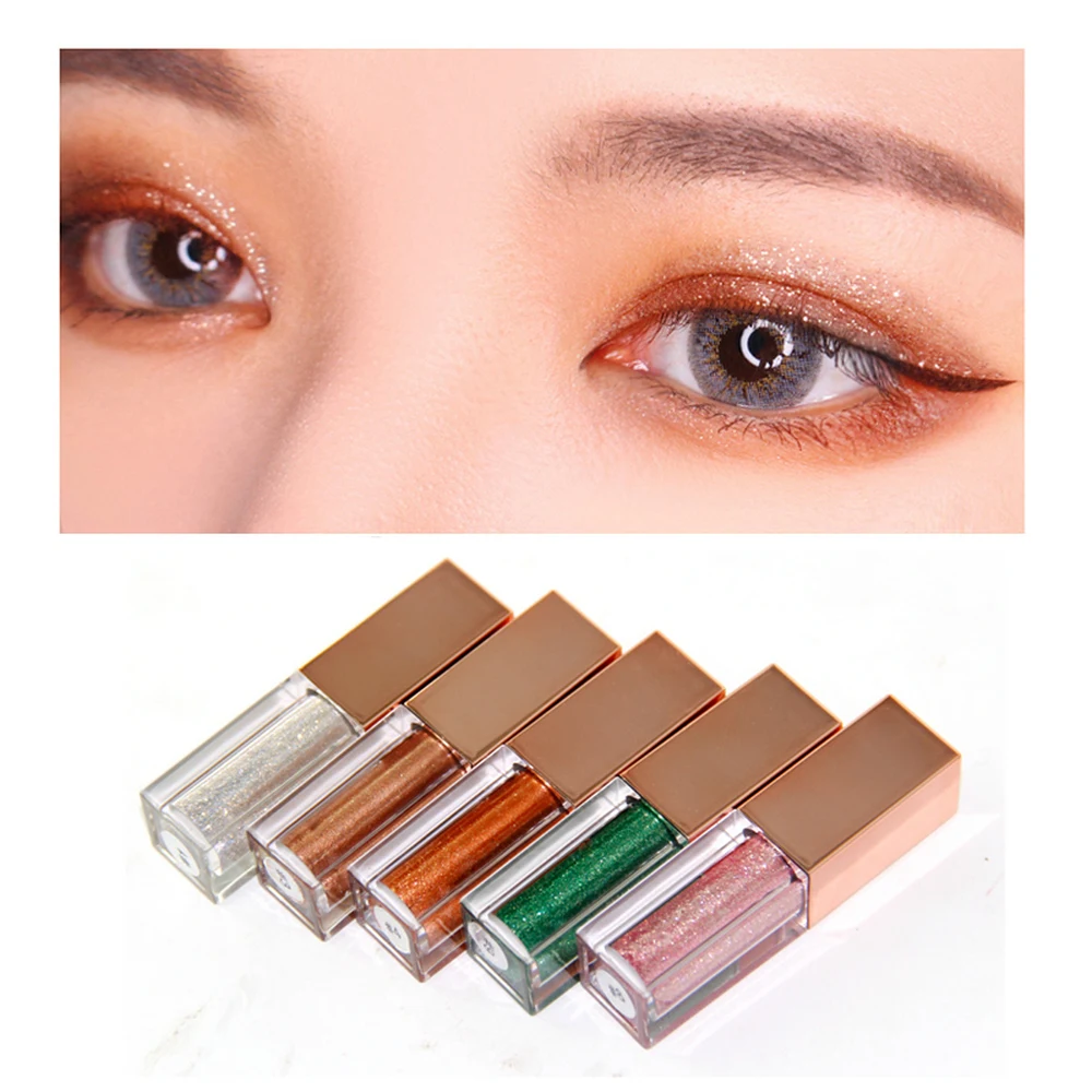 Monochrome Shimmer Liquid Eyeshadow Long Lasting Cheek Contour Blush Pigment Eye Cosmetic Private Label Custom Bulk