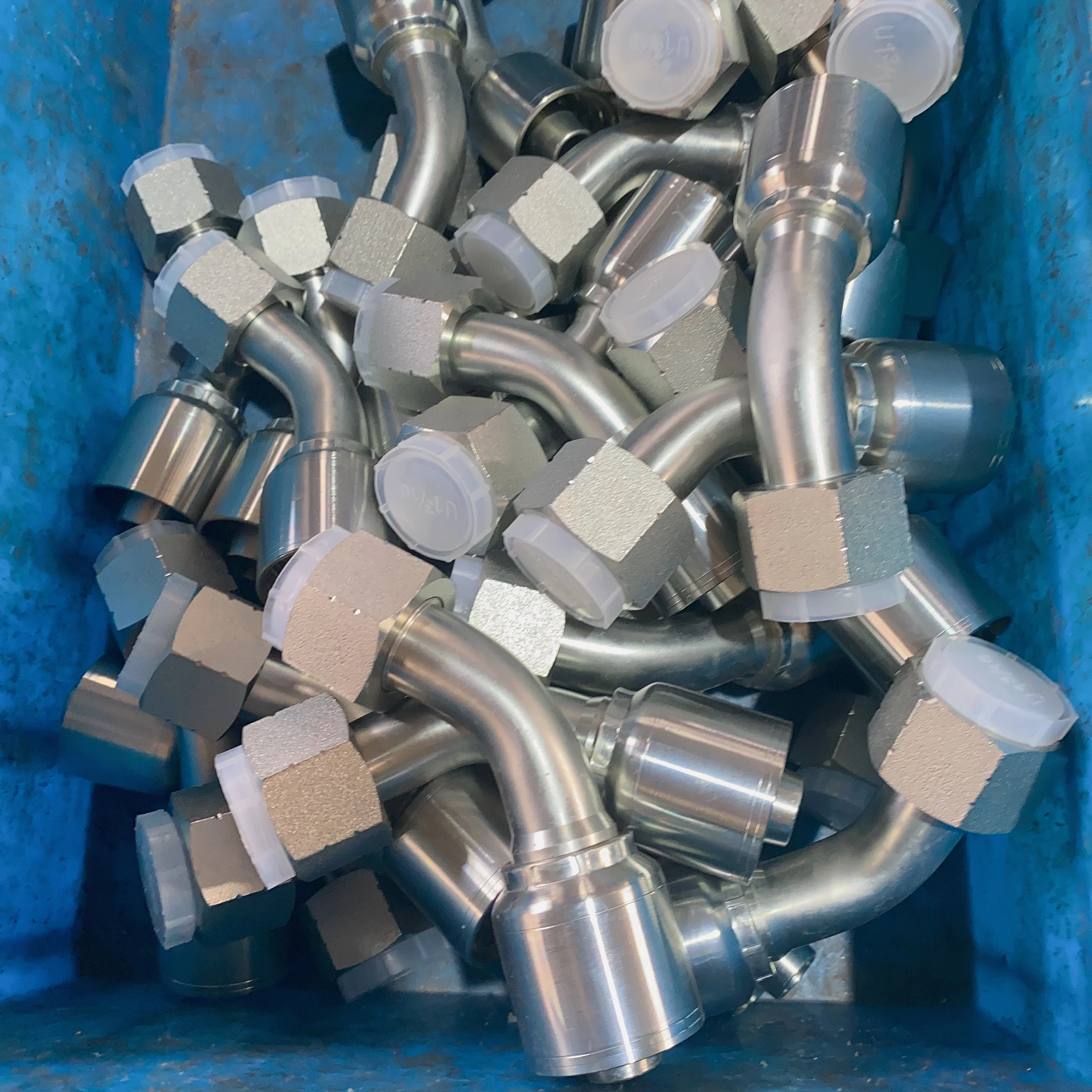 ORFS Pipe Fittings Elbow 45 degree Fitting 24241 one Piece Hydraulic Fitting 1J743