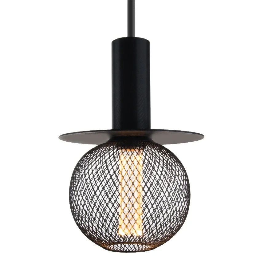 Best Seller Metal Cage Fancy Light E26 E27  Vintage Pendant Lamp for Hotel And Home Hanging Lighting