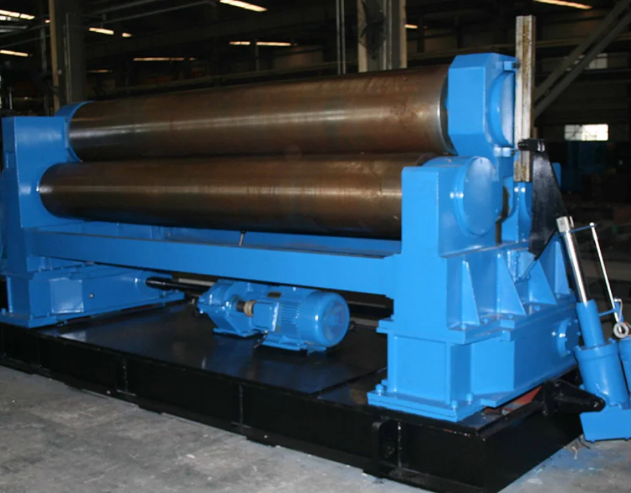 Three-roll symmetric rolling machine Electric Conical Rolling Machine Energy-saving Electric Round Rolling Machine