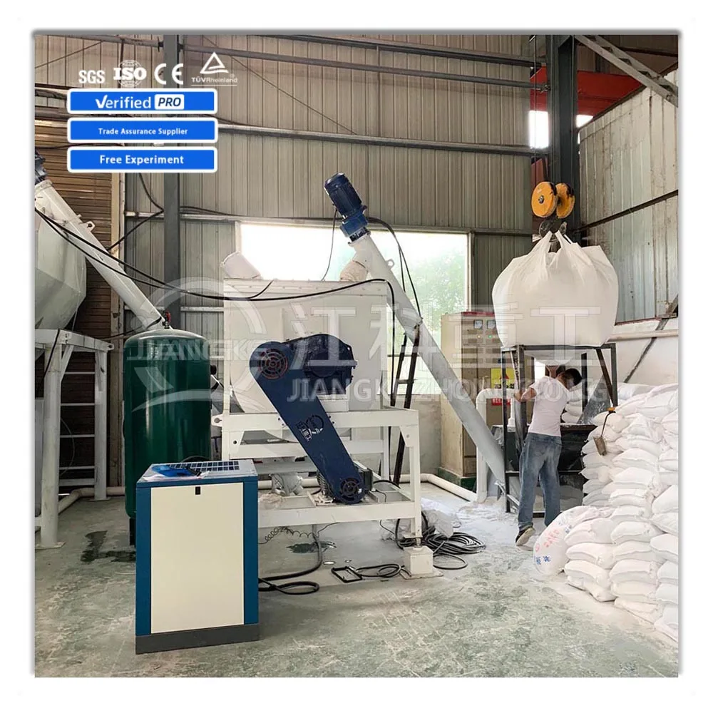 Simple wall putty tile adhesive stucco lime sand and cement ready made gypsum plaster pre dry mix mortar production line machine