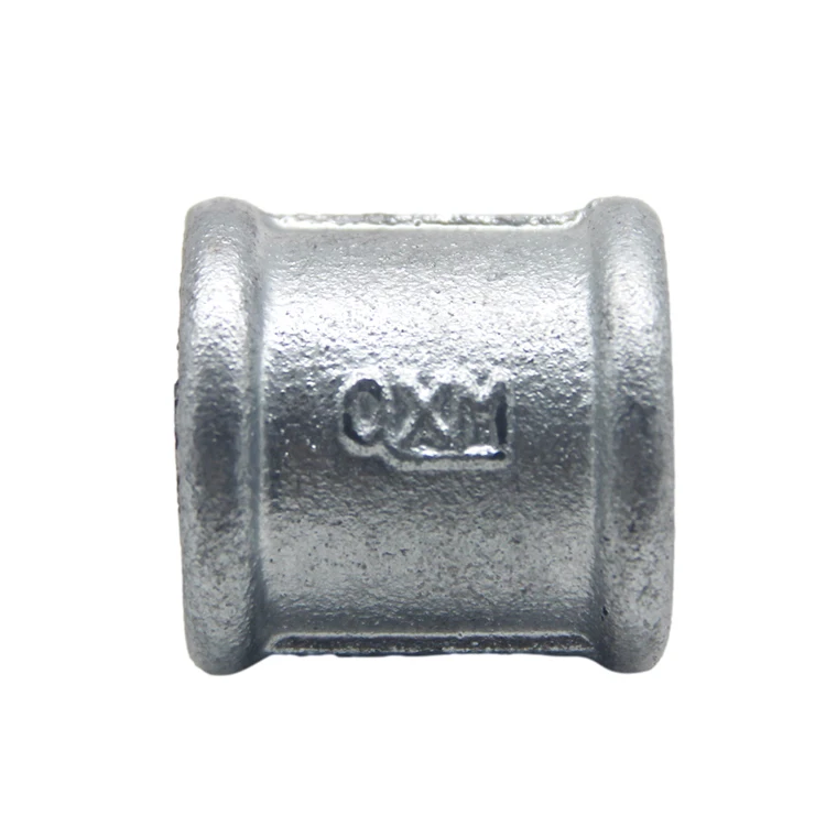 BS thread socket 1/2' 3/4' 1' 1-1/2' galvanized female banded coupling for water coal gas oil connector