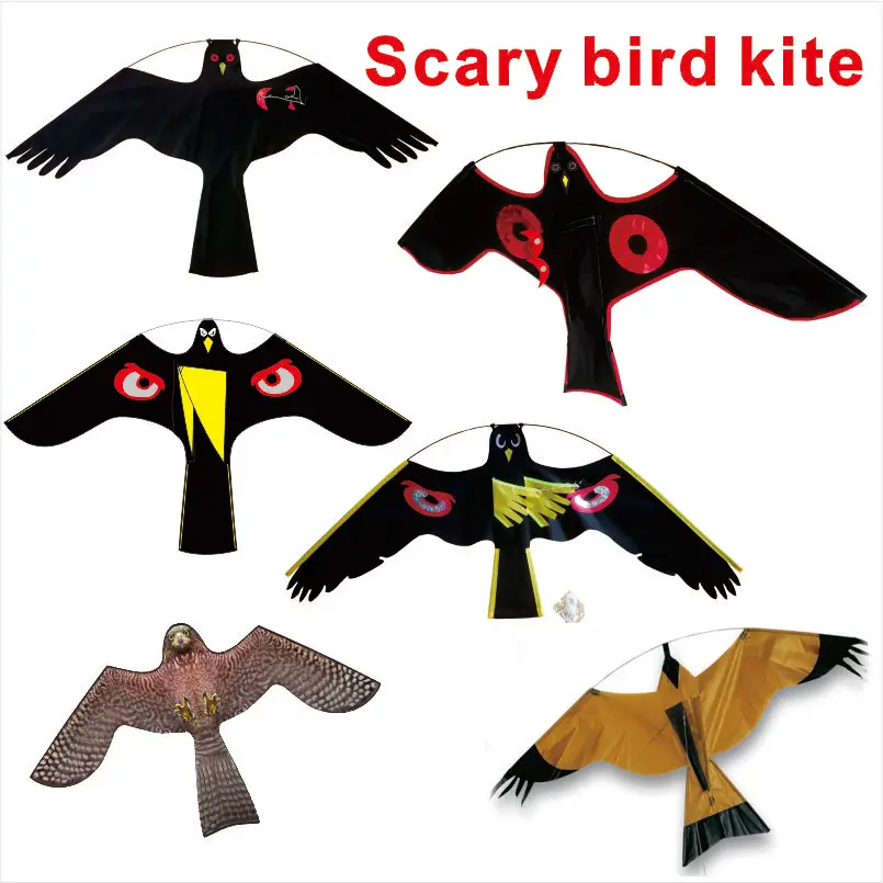 Qiao Liang Laser reflective bird kite capable of stimulating bird eyes  Scare Bird Kite For Farmers