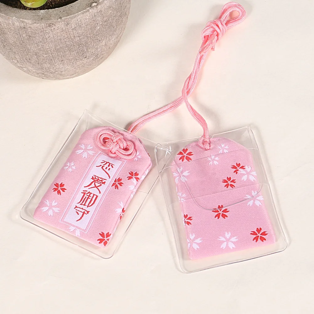Pink color Omamori Charm Japanese Amulet for Love