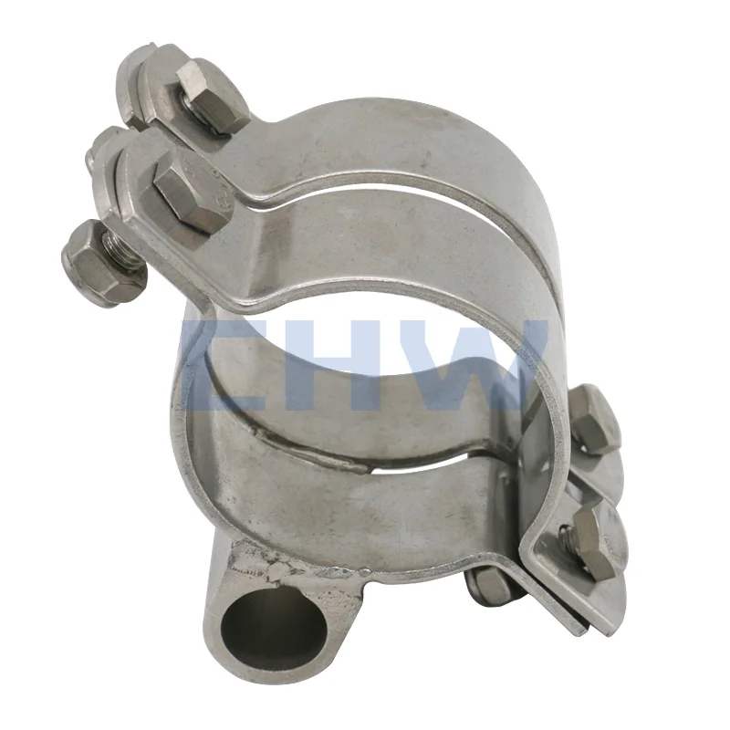 
High quality China manufacturer Sanitary Stainless steel SS304 SS316L pipe saddles for brewing system 