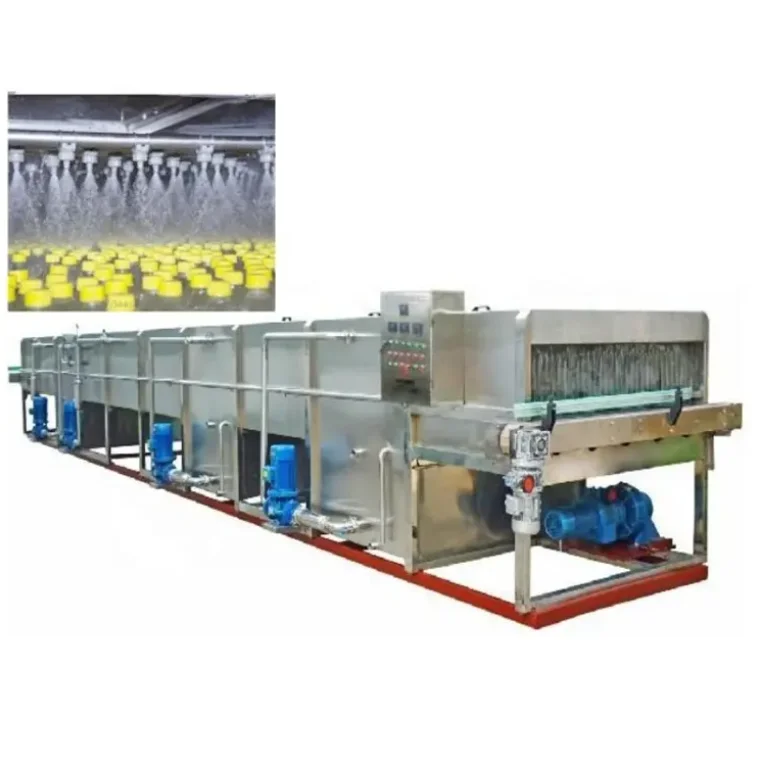 Bottle Or Can Super Heating Water Spray Sterilizer Spray Cooling Tunnel