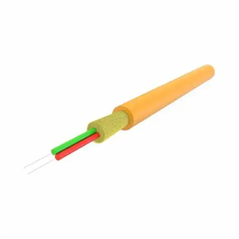 0.9mm Tight buffer optical single core aramid yarn PVC LSZH loose tube duplex 2.0 3.0 indoor round fiber optic cable