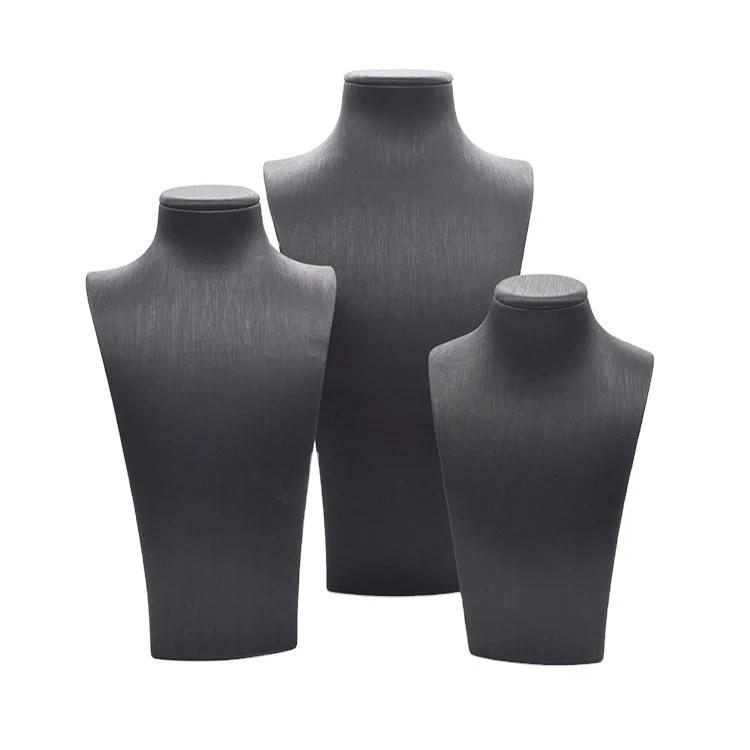 Подставки для ювелирных изделий, подставка для ювелирных изделий, подставка для ювелирных изделий, ожерелье из белой кожи, подставка для демонстрации бюста