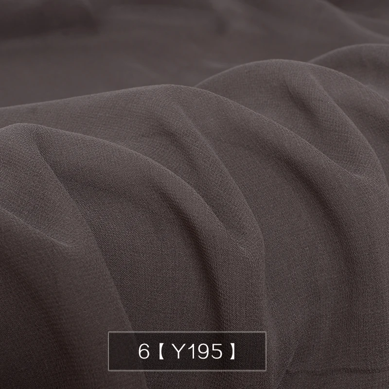 No.4  wash silk texture12 colorset   in 100% pure georgette chiffon silk fabric