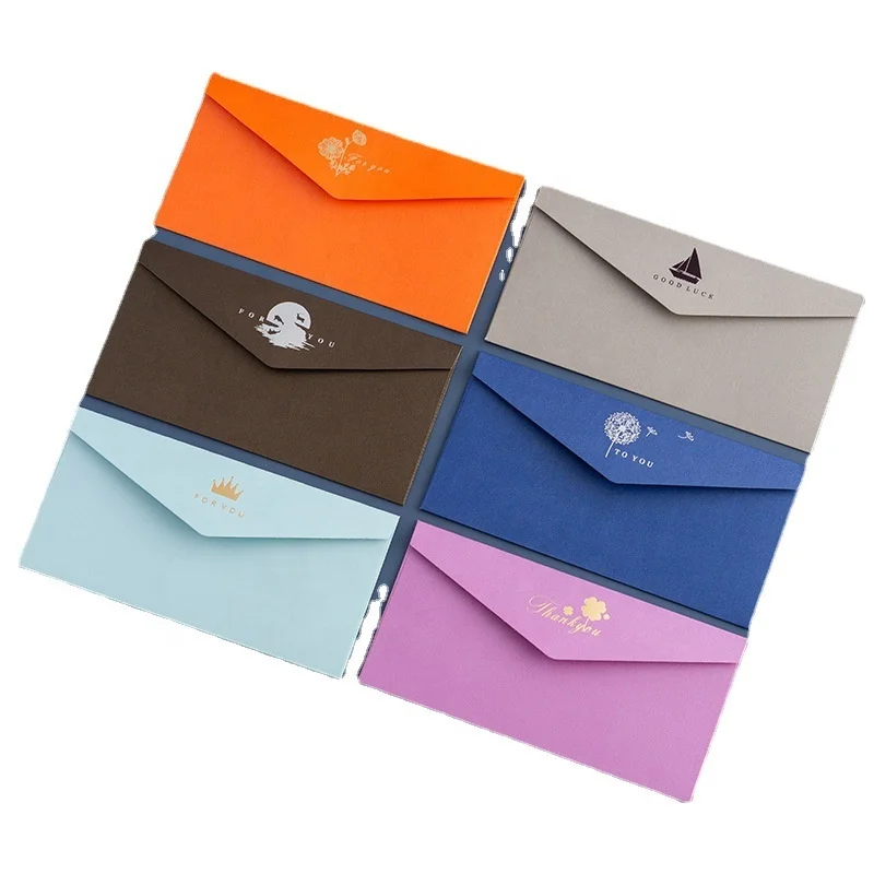 Customized 11x22cm 15.5x15.5cm wedding party invitation thank you gift card pearl paper envelope