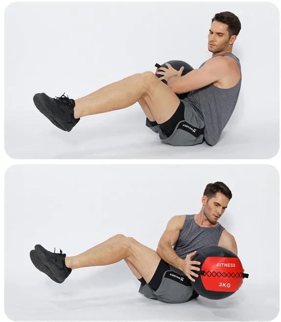 Ready to ship gym exercise power training power bag Wall ball weight ball