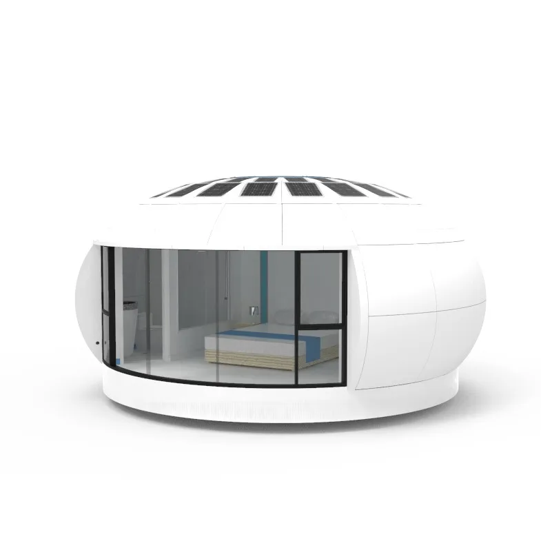 Future residence Winter outdoor  Fabricated Dome home casas modulares prefabricadas