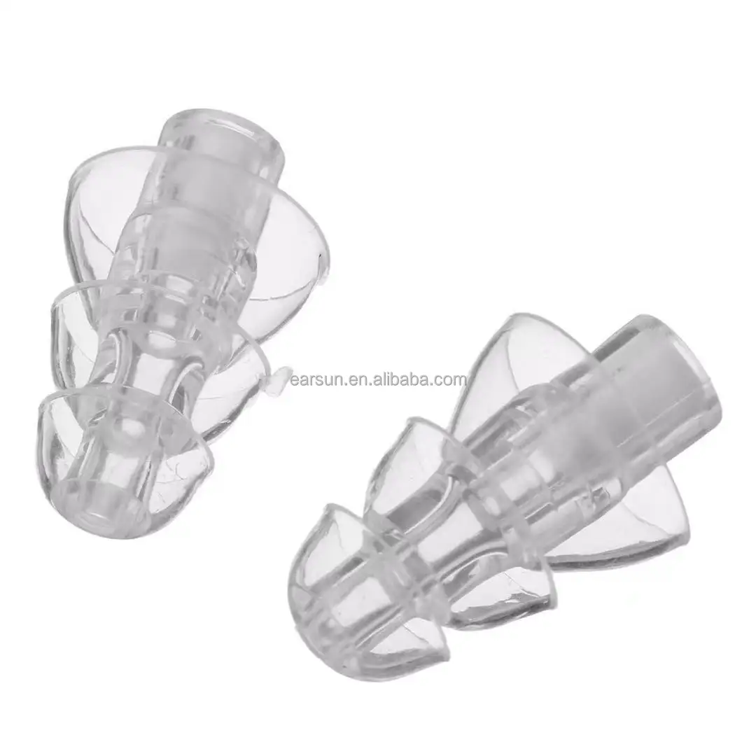 Silicone Earplugs High Fidelity Ear Plugs for Concerts Musicians Motorcycles Ears Protect Noise Sensitivity Conditions and More