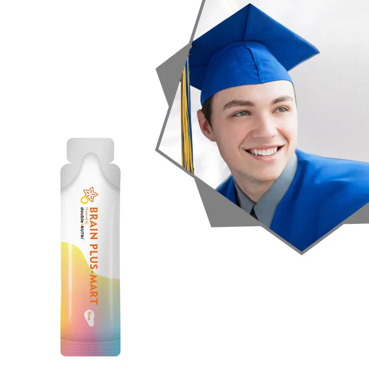 Made in Taiwan Customized 15ml Liquid Sachet Brain Plus-mart Omega 3 Fish Oil Liquid