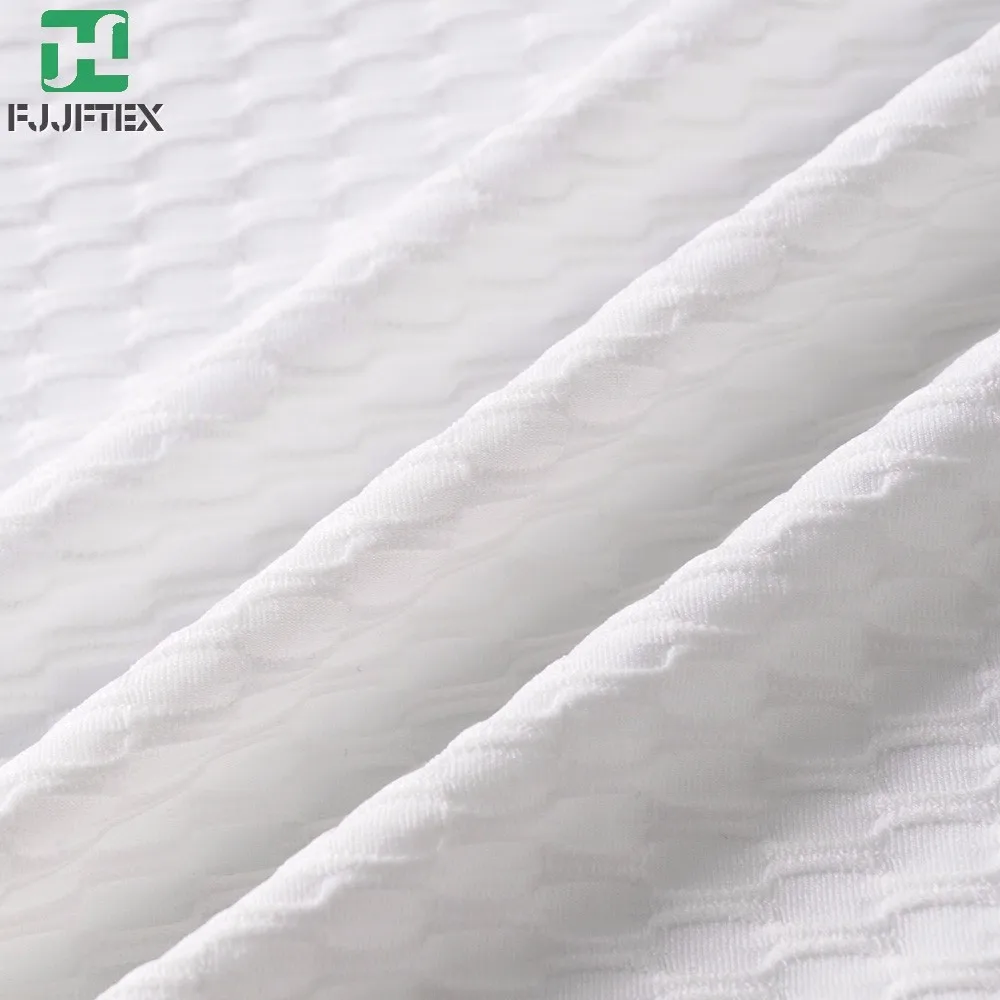 88%polyester 12%spandex white fabric upf 50 swimwear fabric bikini spandex fabric by yard