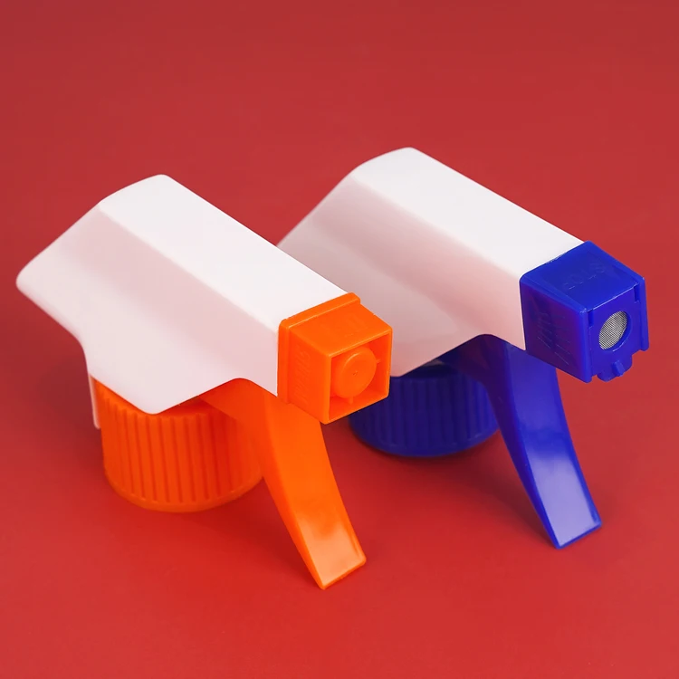 Wholesale 500ml White Detergent Bottle HDPE Cleanser Trigger Spray Bottle Plastic Pump Chemical Trigger Sprayer Bottle