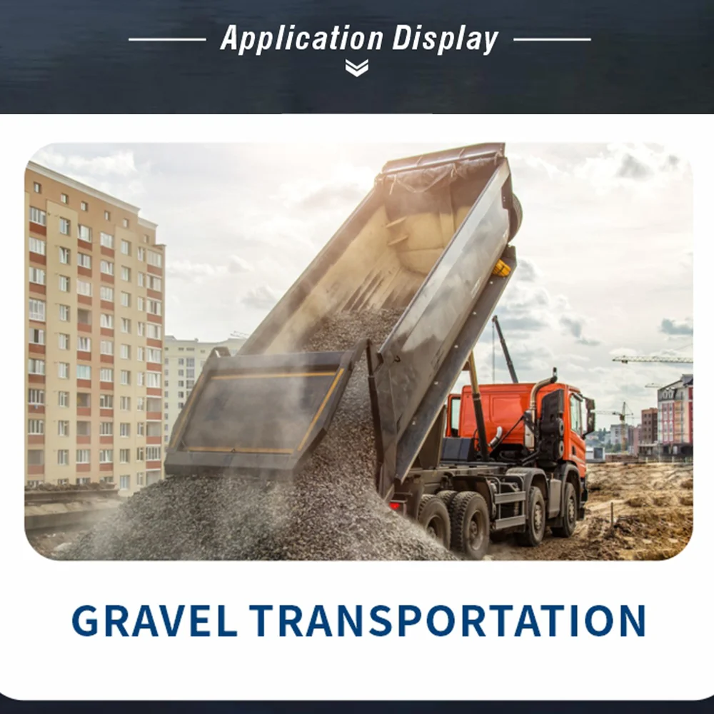 OYJD Customizable OEM Truck Trailer Dump Durable Large Loading Space with Side Wall Semi Trailer for Commercial Use