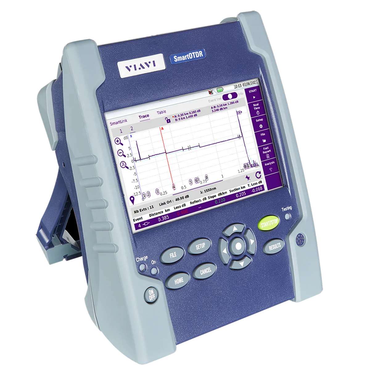Original Handheld SmartOTDR 100A 1310/1550 nm OTDR Machine Otdr price