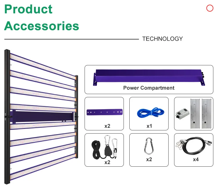 Maaadro High PPF PPFD Commercial Horticulture Cultivation 700w Led Grow Light 8 Strips Spider Lamps for Indoor plant