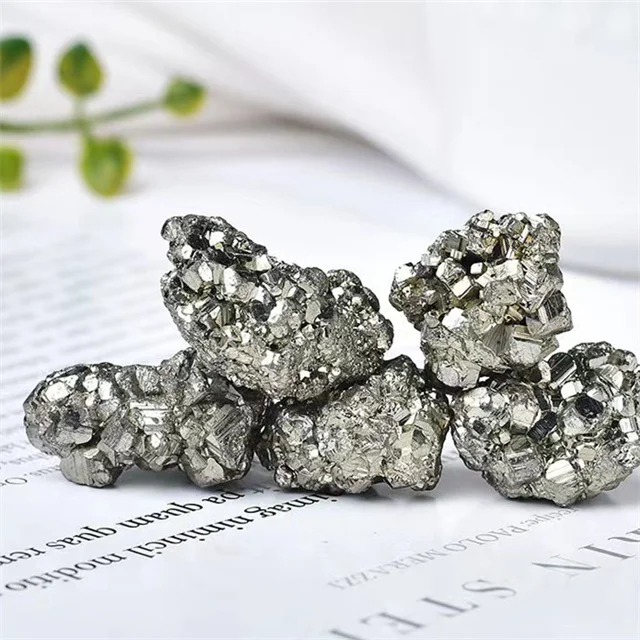 Wholesale Natural Pyrite Tumbled Stone