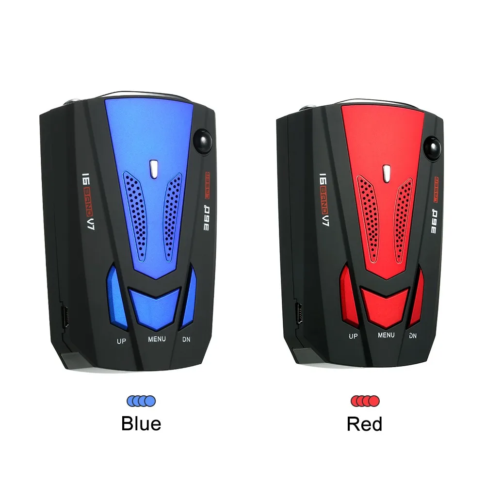 V7 Radar Detector Voice Alert & Car Speed Alarm System with 360 Degree Detection