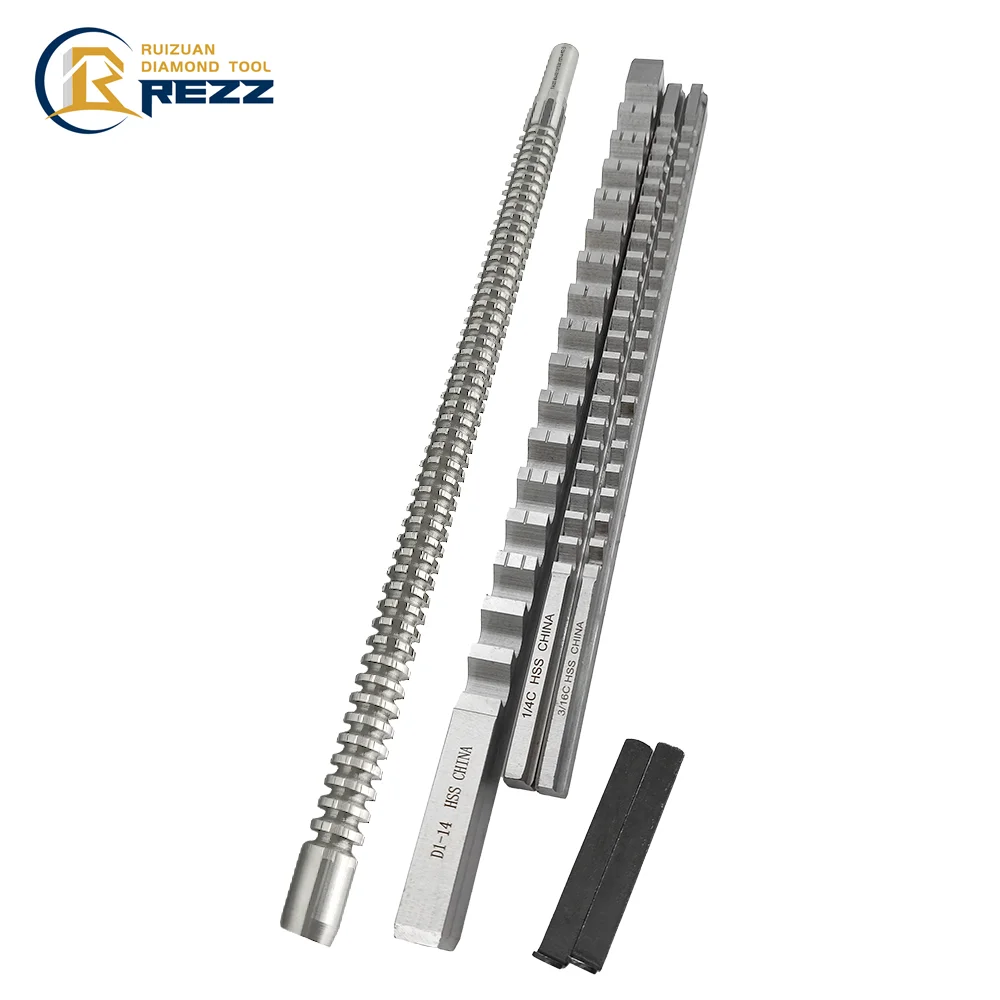 HSS metric imperial Broaching tool kit Bushing shim combination Keyway Broach set