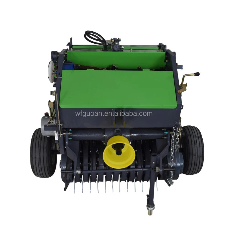 Straw Silage Hay Baler Equipment Cheap Grass Packing Baler Machine Compact Round Hay Balers Price
