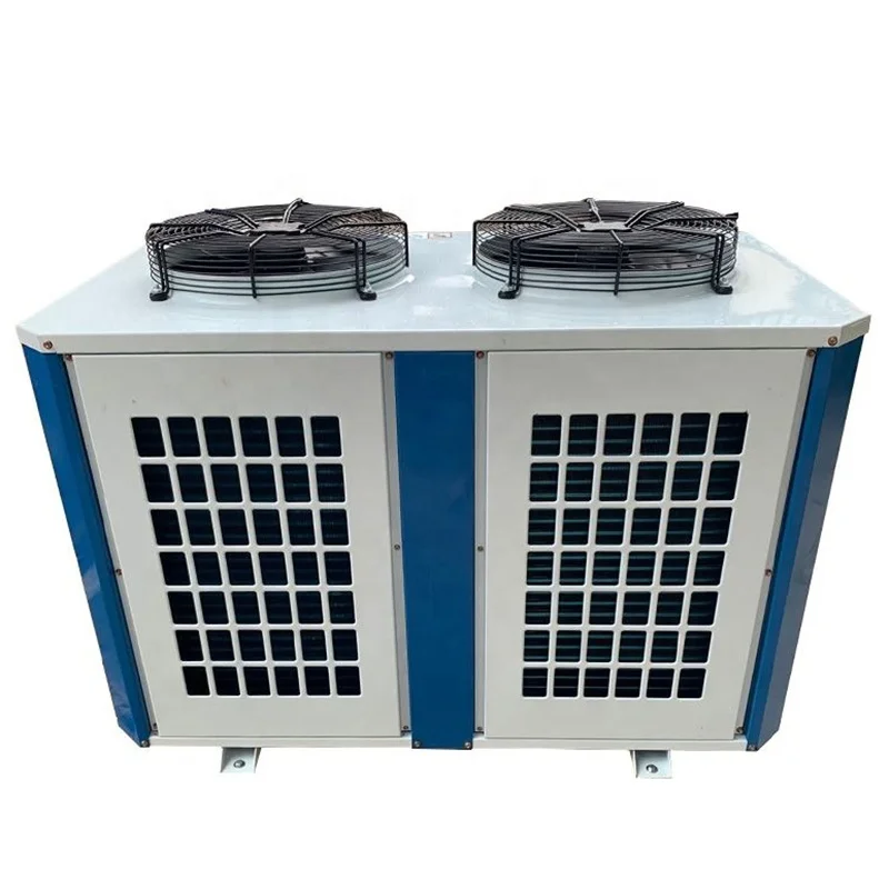 Factory U Type Top Discharge Air Cooled  Condensing Unit  High Quality Box Type Refrigeration Unit With Semi Hermetic Compressor