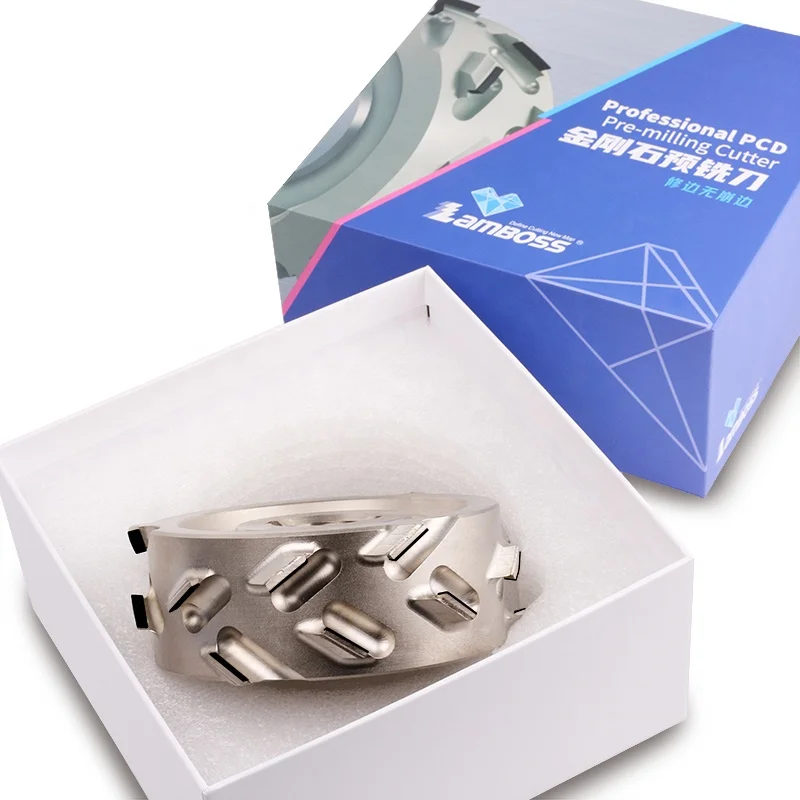 Diamond Cutter Edge Banding Spiral PCD Milling Cutter For Wood Banding Machine