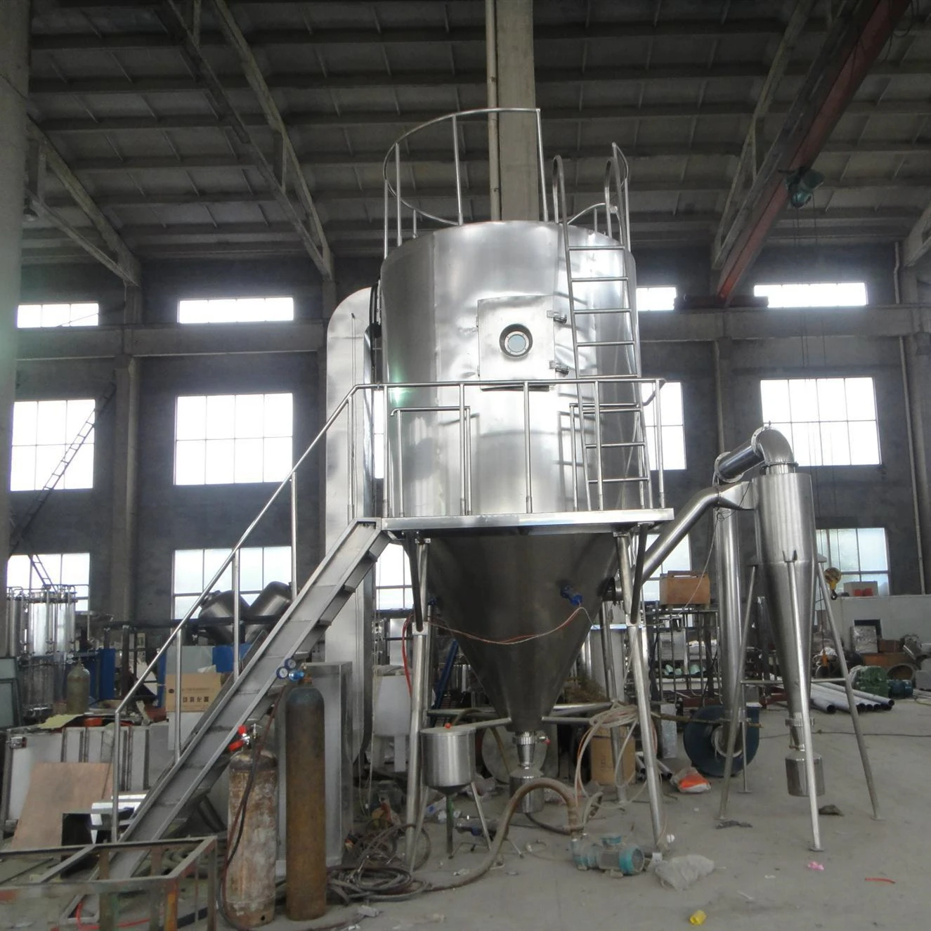Concentrated wet microalgae cream powder high speed centrifugal spray drying machine dryer for chemical industry catalyst