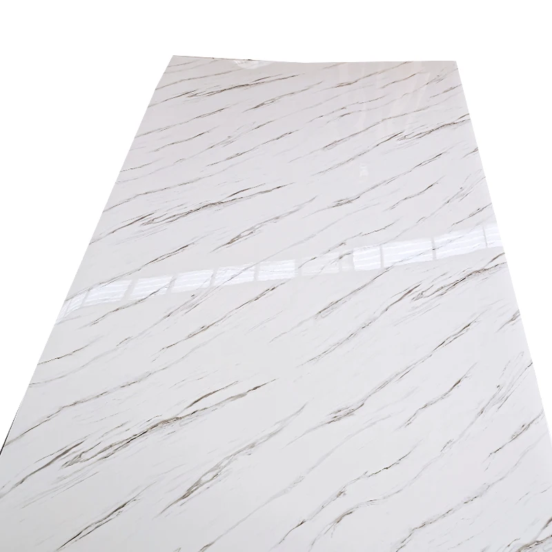 China Factory Price High Quality PVC Marble Sheet 1220*2800 mm  Interior Decorative Pvc Wall Panel